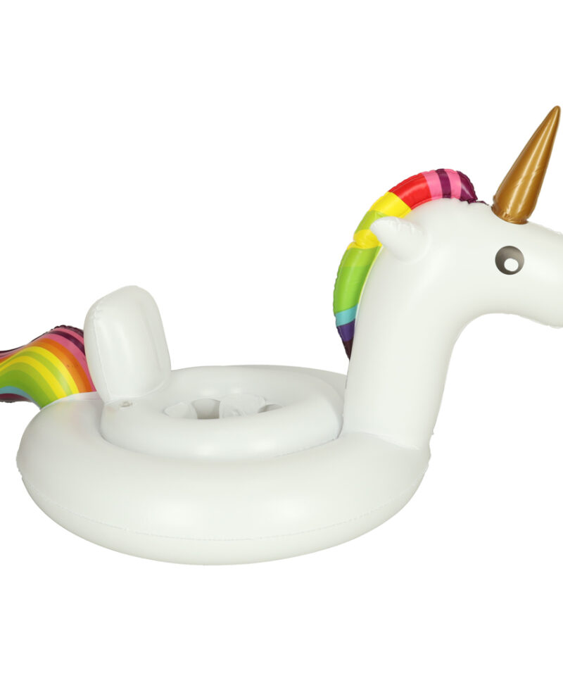 Beebide ujumisrõngas ükssarvikuga vees