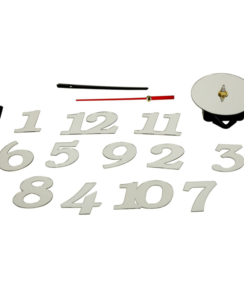 Kohandatav hõbedane seinakell