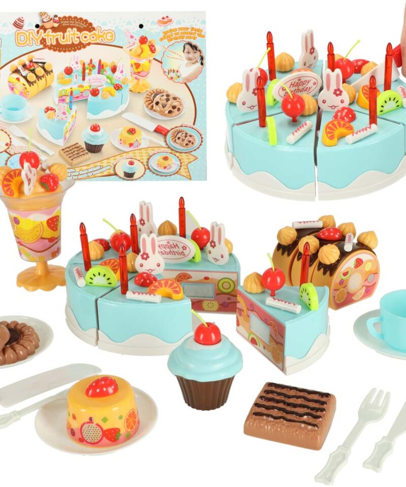 Lõbus sünnipäevatordi mängukomplekt laste loovuseks