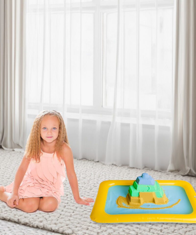 Kompaktne ja kaasaskantav liivakast