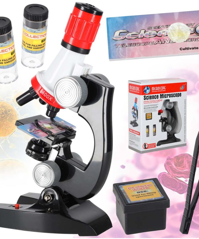 Hariduslik teadusmikroskoop tarvikutega