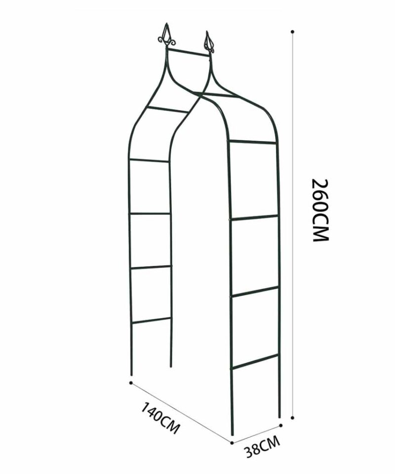 Pergola koos kinnitusdetailidega