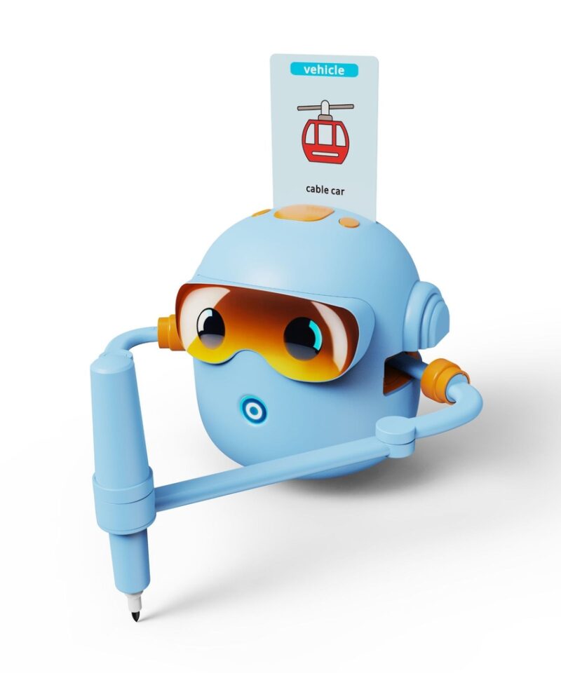 Interaktiivne joonistusrobot lastele tegevuses