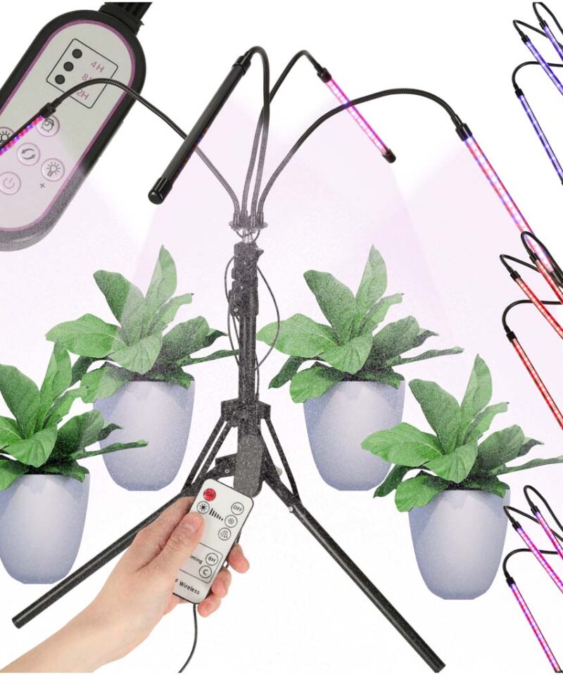 Reguleeritav LED taimelamp statiiviga toataimedele