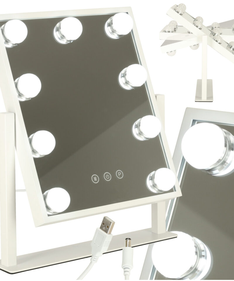 Kosmeetiline peegel kolme valgusrežiimiga