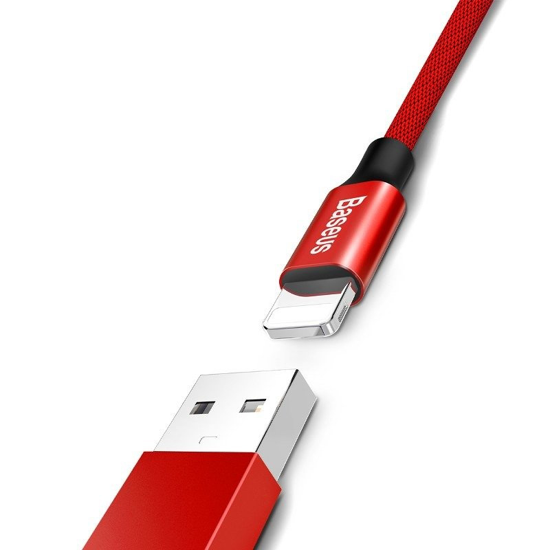 Baseus Yiven Lightning Cable 180 cm 2A (red) - Image 3