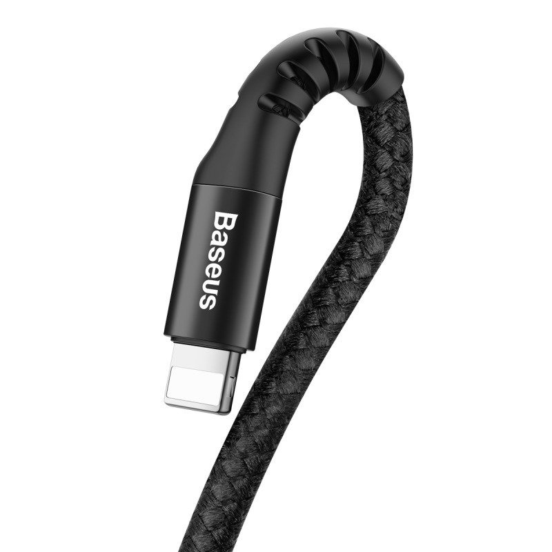 Baseus Spring-loaded cable Lightning 1m 2A (black) - Image 3