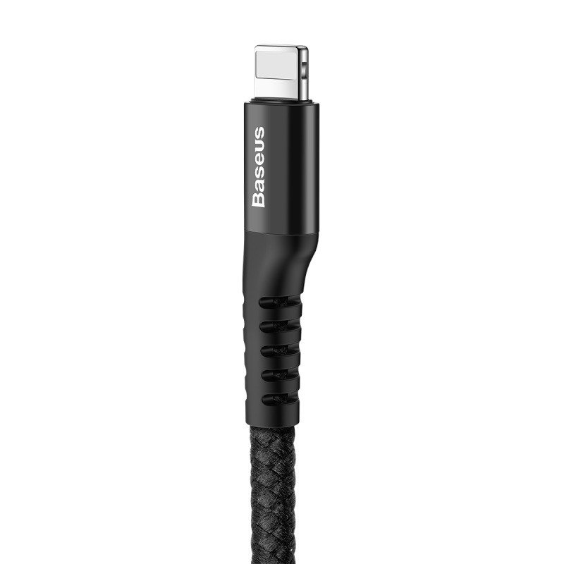 Baseus Spring-loaded cable Lightning 1m 2A (black) - Image 4