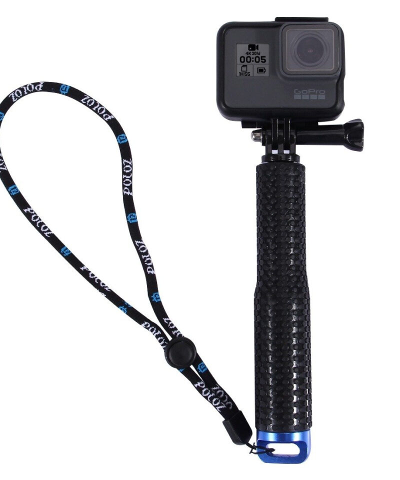 Selfie Stick Puluz for sports cameras (DJI, GoPro, Insta360)(black)