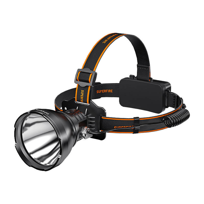 Superfire HL60 headlamp flashlight - 2300 lm, 4 modes, 330 m, 36W LED