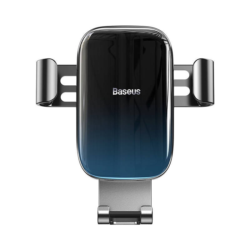 Baseus Glaze gravitational car holder for ventilation grid, aluminum (black) - Image 3
