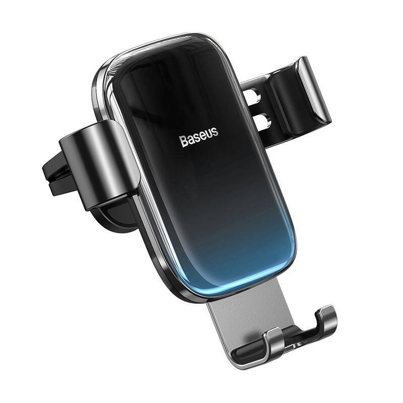 Baseus Glaze gravitational car holder for ventilation grid, aluminum (black) - Image 4