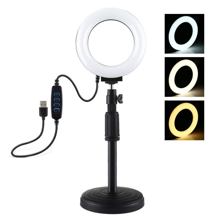 Ring LED lamp Puluz with adjustable base PU391 - Image 3