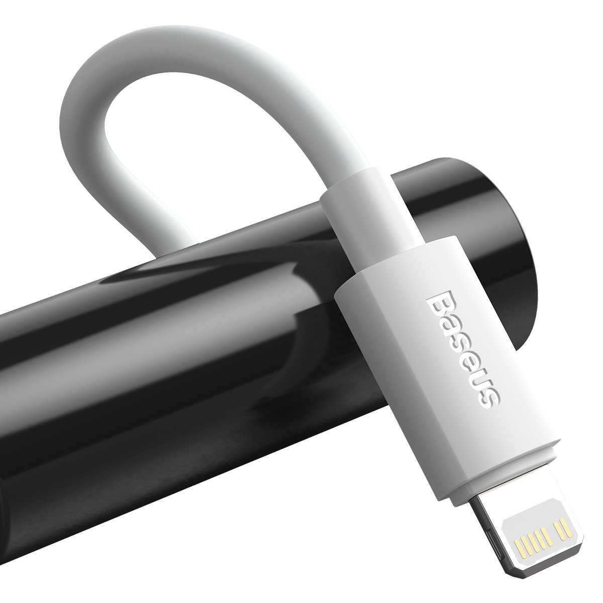 Baseus Simple Wisdom Data Cable Kit USB-C to Lightning PD 20W (2PCS/Set) 1.5m White - Image 3