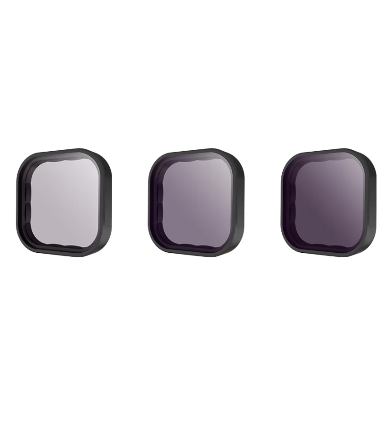 Telesin 8/16/32 ND filter set for GoPro Hero 9 / Hero 10 / Hero 11 / Hero 12 / Mini (GP-FLT-902)