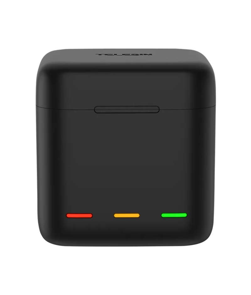 3-slot charger box Telesin for GoPro Hero 12 / Hero 11 / Hero 10 / Hero 9