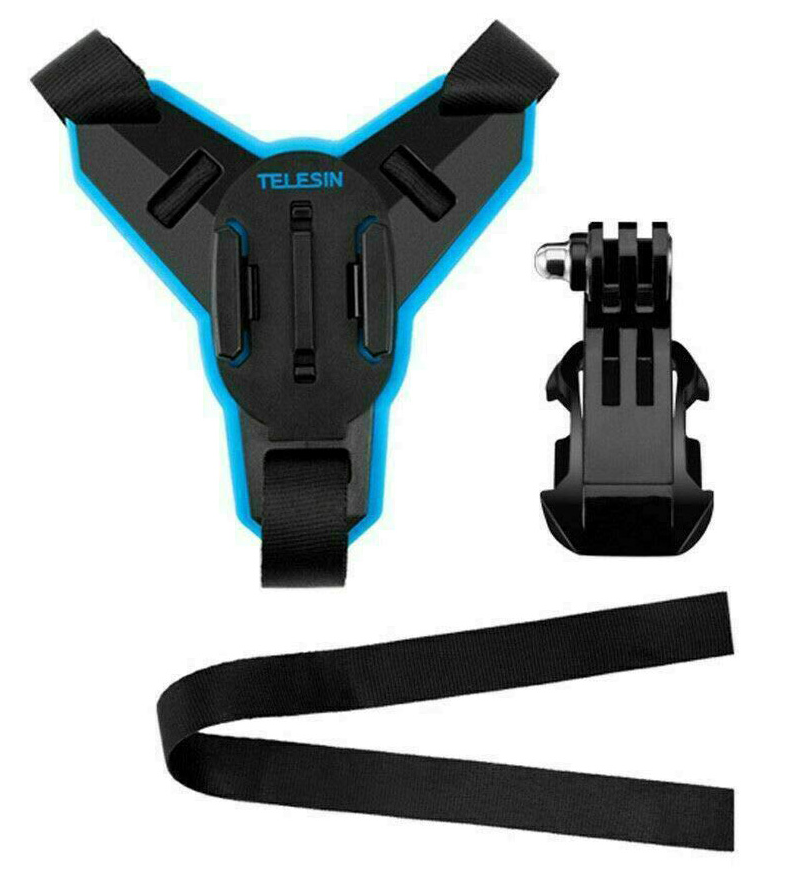 Motorcycle Helmet Chin Telesin + J-Hook Mount for sports cameras (GP-HBM-MT7)
