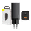 Quick Travel Charger Baseus GaN2 Lite USB+C 65W EU (black)