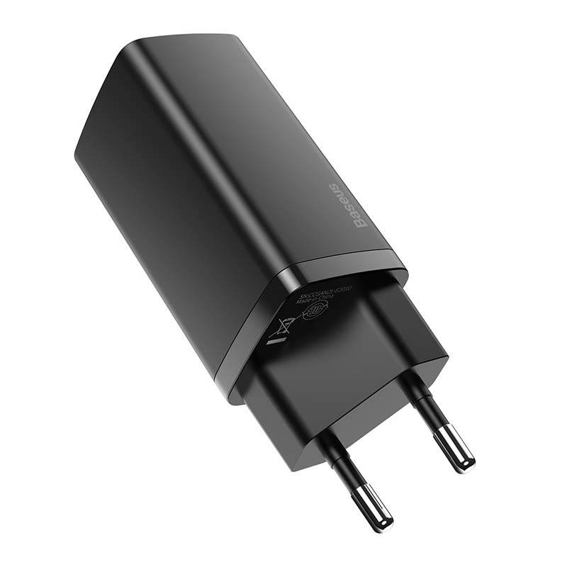 Quick Travel Charger Baseus GaN2 Lite USB+C 65W EU (black) - Image 3