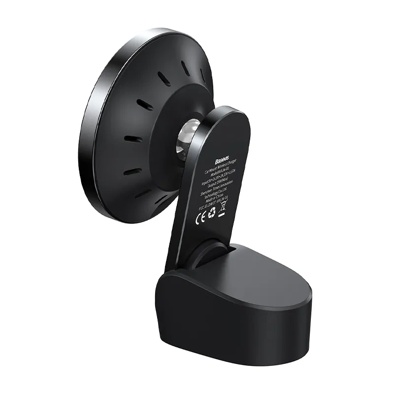 Baseus Big Energy car mount with wireless charger 15W for Iphone 12 / Iphone 13 (Black) - Image 4