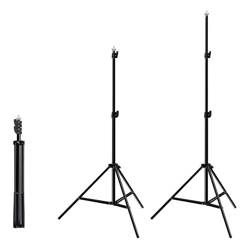 Photo studio background support Puluz 2x2m + Backdrops 3 pcs PKT5204 - Image 4