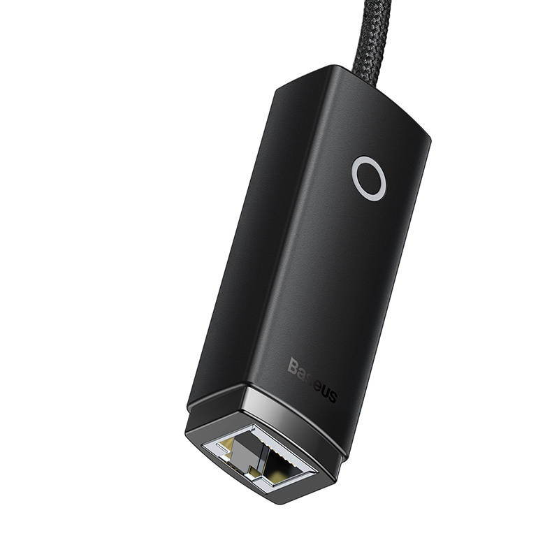 Baseus Lite Series USB-C to RJ45 network adapter, 100Mbps (black) - Image 4