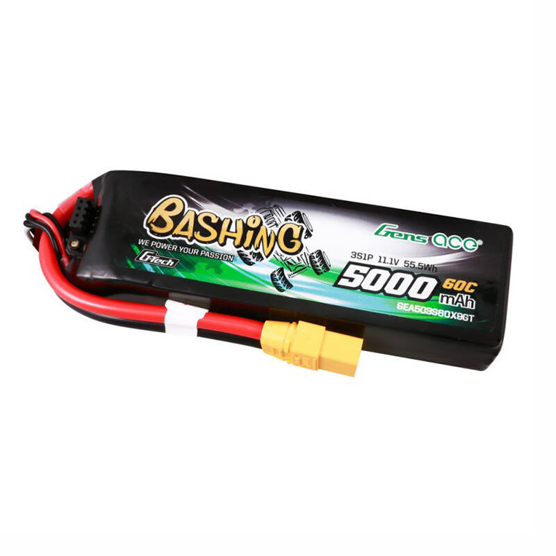 GensAce 5kmAh 11.1V 60C 3S1P battery with XT90 connector - Image 4