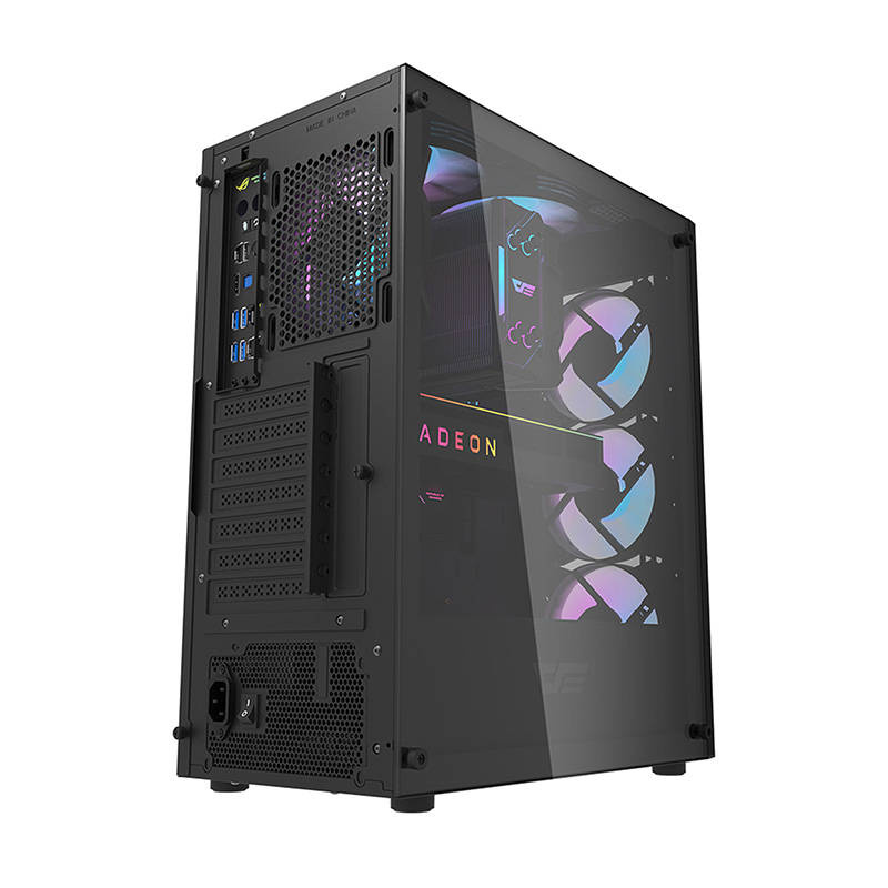 Darkflash DK352 Plus computer case (black) + 4 RGB fans - Image 4