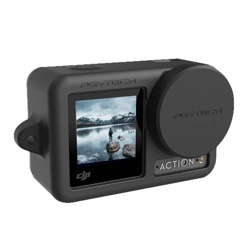 Silicone Rubber Case PGYTECH for OSMO Action (Black) - Image 3