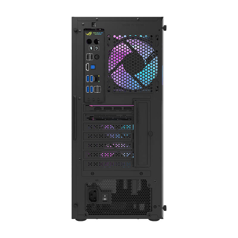 Darkflash DK351 computer case (black) + 4 RGB fans - Image 4