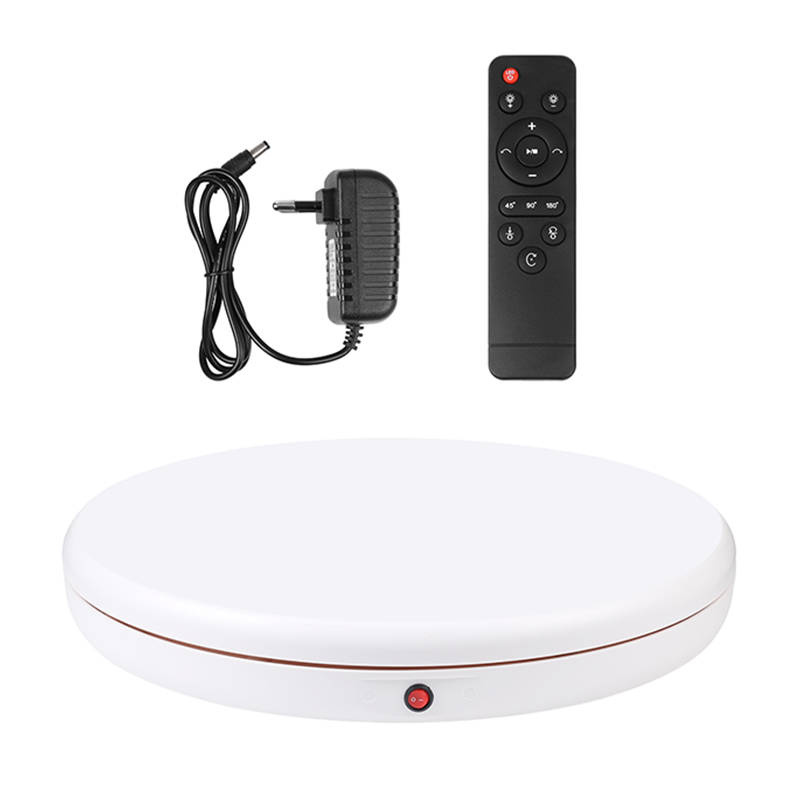 Rotating display stand Puluz 45 cm (white) - Image 4