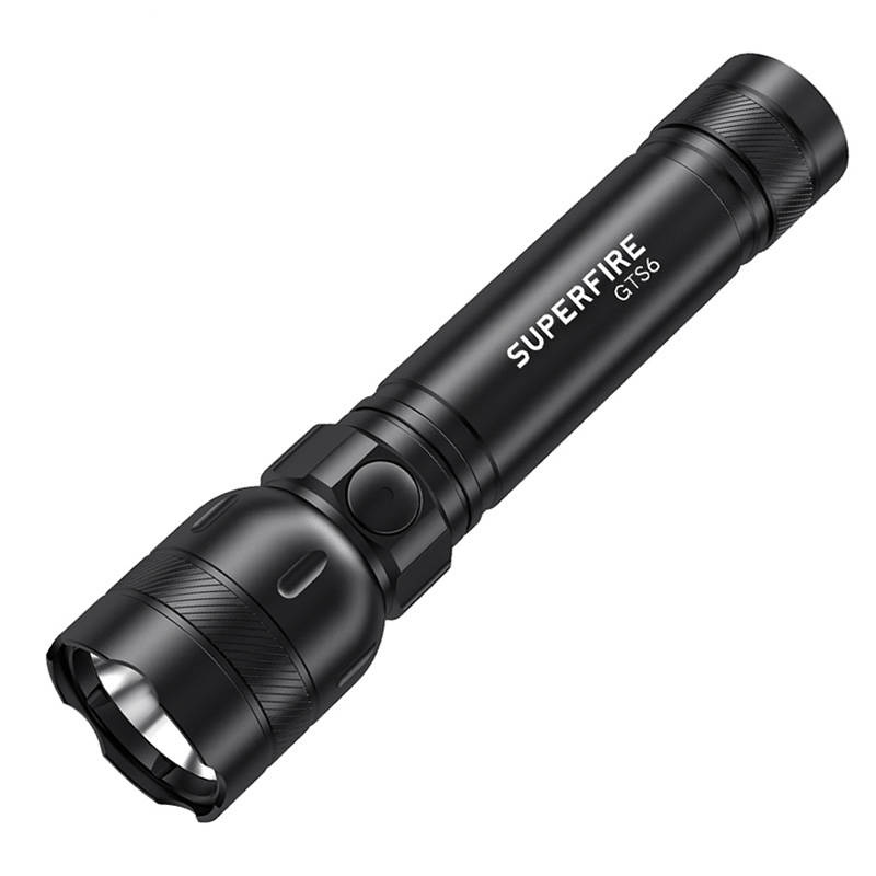Superfire GTS6 flashlight, 360 lm, USB-C, 7W, 5 modes, 150m