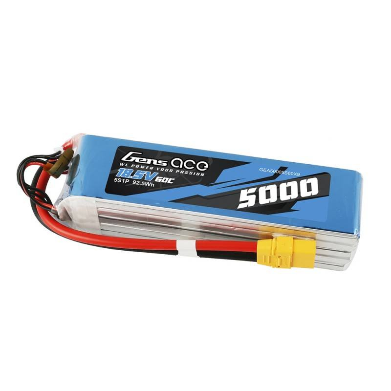 Akumulator LiPo Gens Ace Bashing 5000mAh 18.5V 60C 5S1P - XT90 - Image 3