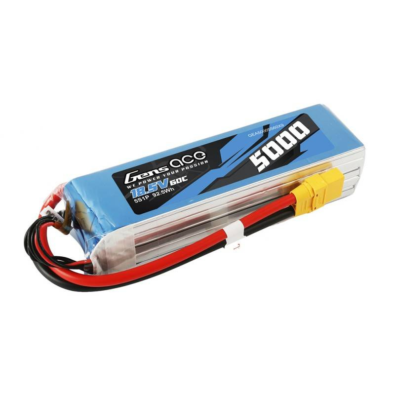 Akumulator LiPo Gens Ace Bashing 5000mAh 18.5V 60C 5S1P - XT90 - Image 4
