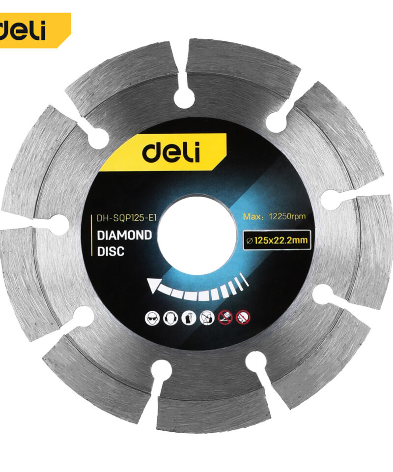 Diamond disc Deli Tools EDH-SQP125-E1