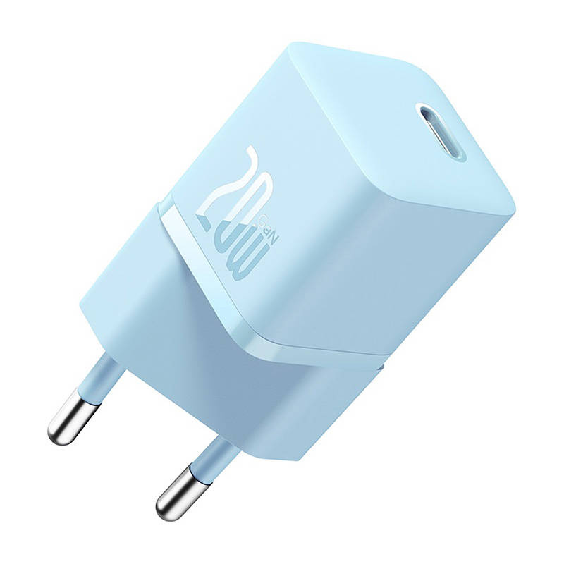 Mini wall charger Baseus GaN5 20W (blue) - Image 4