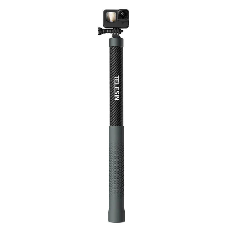 Carbon fiber selfie stick with 3m length Telesin for cameras GP-MNP-300-3 - Image 4