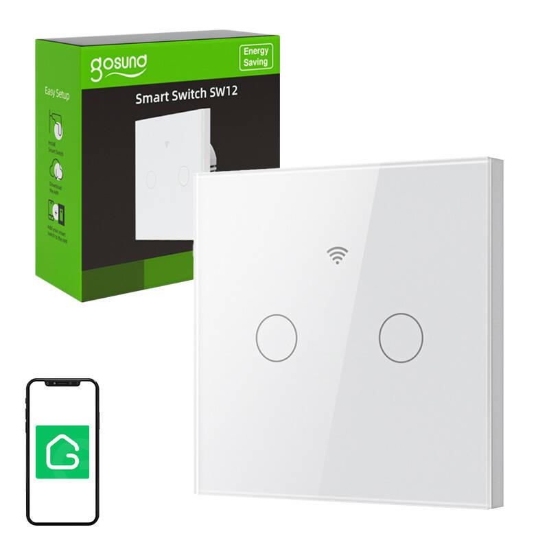 Smart Touch WiFi Light Switch Gosund SLS2 (Optional N, Dual) Tuya - Image 4