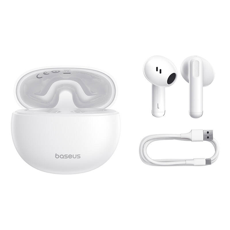 Earphones TWS Baseus Bowie E12 (white) - Image 4