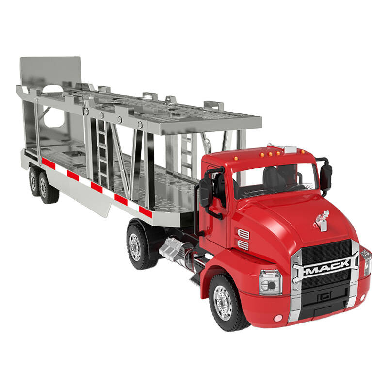 Remote-controlled truck 1:26 Double Eagle (red) (Car Transporter) E583-003 - Image 3