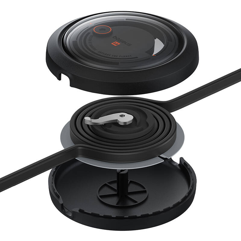 3-in-1 Baseus Free2Draw USB to M+L+C 100W cable, 1.1 m (black) - Image 4