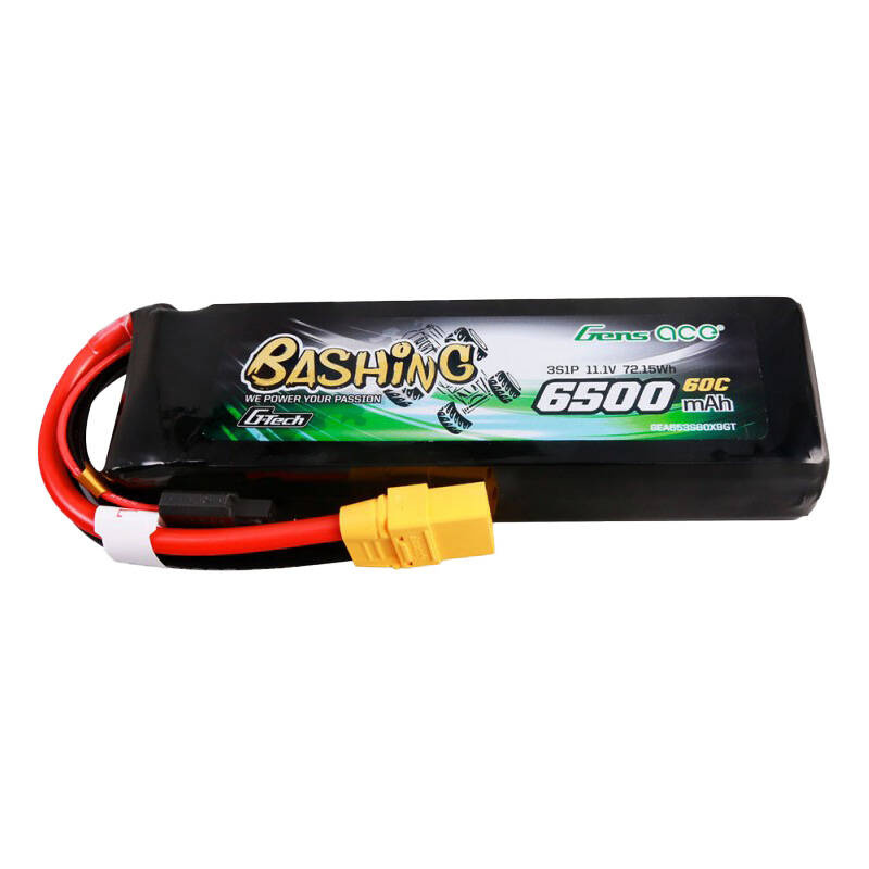Gens ace G-Tech 6500mAh 11.1V 60C 3S1P Lipo Battery Pack with XT90-Bashing Series - Image 3