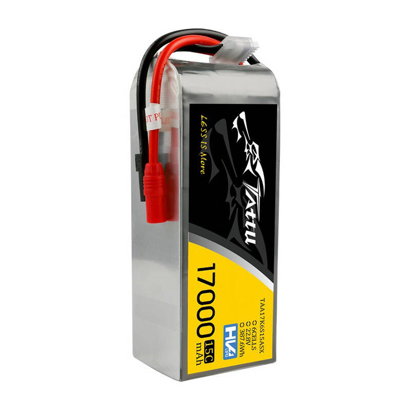 Tattu 17000mAh 22.8V 15C 6S1P Lipo Battery with AS150+XT150 Plug - Image 4