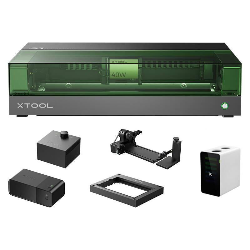 2-in-1 laser engraving machine xTool S1 40W All-in-One Kit (Black) - Image 3