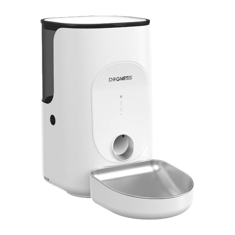 Automatic pet feeder Dogness F16 4L with stainless steel bowl (white) - Image 3