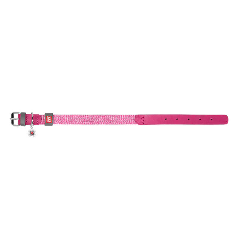 Classic Dog collar Waudog size L pink - Image 4