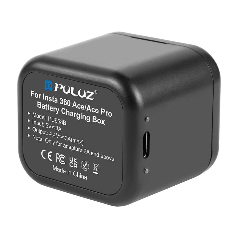 Battery Charging Box & Memory Card Storage PULUZ for Insta360 Ace Pro / Ace - Image 4