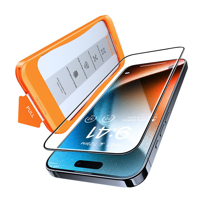 Tempered glass for iPhone 15 Torras InstaII Master - Image 4