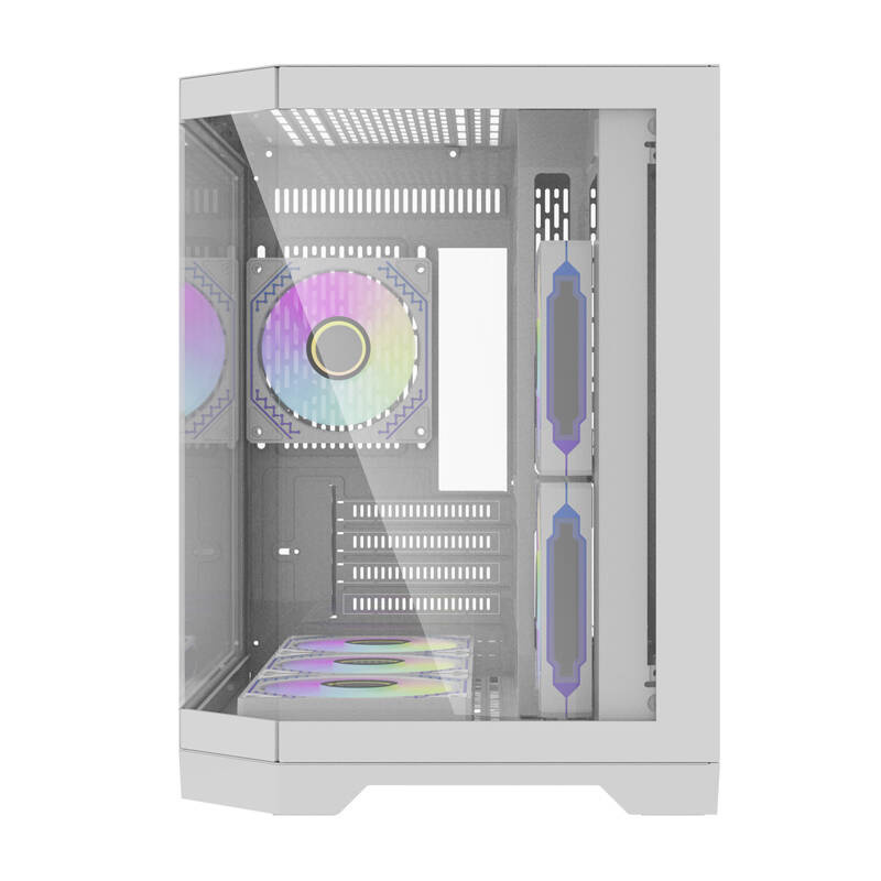 Darflash FT418 computer case + 6 aRGB fans (white) - Image 3
