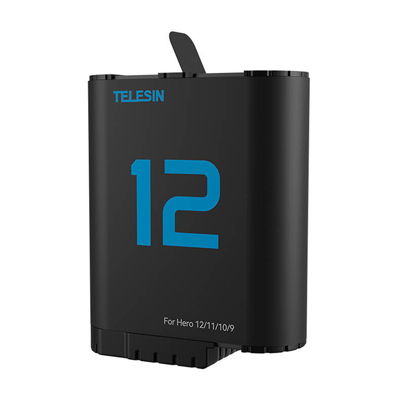 TELESIN lithium battery for GoPro Hero 12/11/10/9 (blue) - Image 3